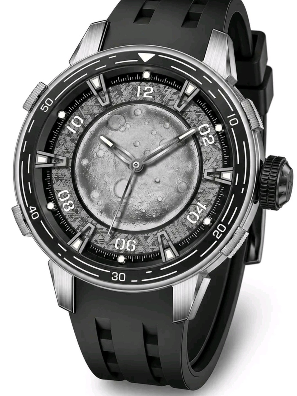 Invicta Celestial Astellis Luxury Black Moon Dial Sport Watch - Black